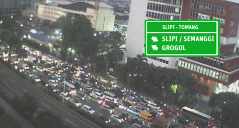 Gerbang Tol Semanggi 1 Ditutup, Lalu Lintas Semanggi–Slipi Lumpuh Total